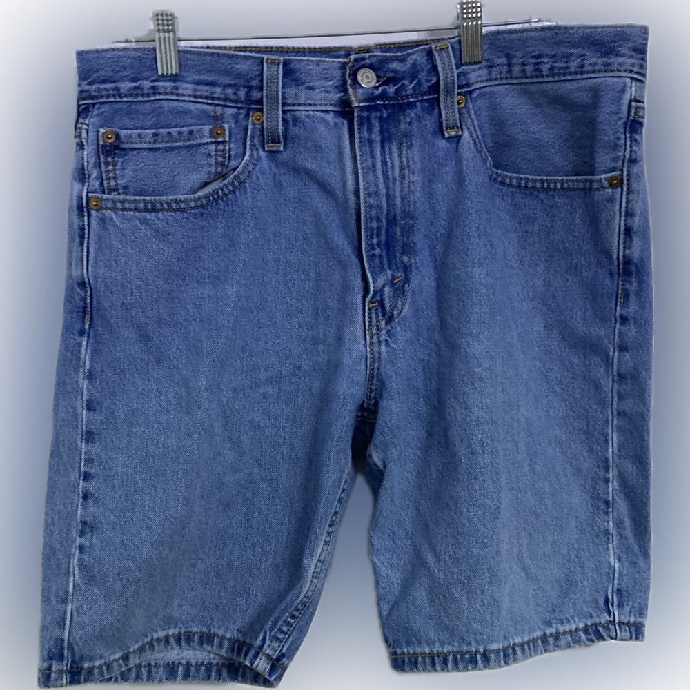 Levi’s 405 Blue Denim Jean Short Size 34